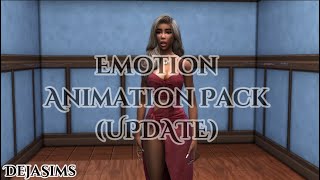 Emotions Animation Pack UPDATE  Sims 4 Animations [upl. by Ettevram328]