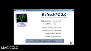 Refresh Pc ITA  Come resettare Windows 7 alle impostazioni iniziali [upl. by Odlonra]