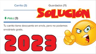 No podemos enviartelo mercado libre Solucion 2023 [upl. by Shoshana]