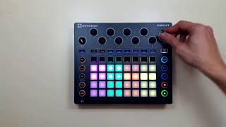 Novation Circuit  Synthwave Jam 2 [upl. by Ayhtnic]