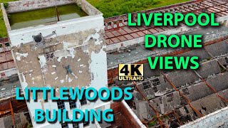 Littlewoods Building Liverpool Drone Views [upl. by Enywad]