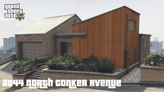 GTA 5  2044 North Conker Avenue  Inside Look  Full Tour [upl. by Lonna]