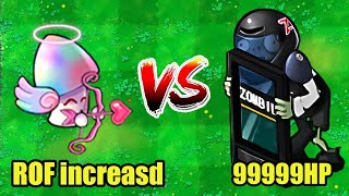 Plants Increased Firing Rate VS 9999 Blast Door Zombie  Who Will Win PVZ Hybrid Epic Challenge [upl. by Lorene]