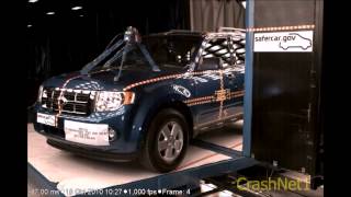 Ford Escape  2011  Pole Crash Test  NHTSA  CrashNet1 [upl. by Granville]