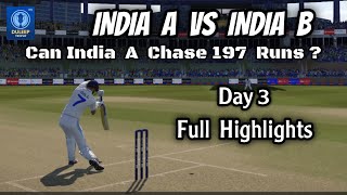 Duleep Trophy  INDIA A VS INDIA B Full Highlights Day 3  Neon RV 7 [upl. by Compton]