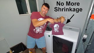 How To Prevent Shirts from Shrinking in the Wash [upl. by Nissa]