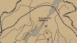 RDR2 online treasure  Brandywine Drop One of the locations [upl. by Adnawuj]