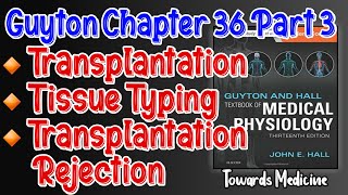 Transplant and tissue Typing Guyton Chapter 36 Part 3 [upl. by Esirehs]