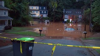 Nearly 20 people forced out of their Cobb County homes because of flash flooding [upl. by Einhapets]