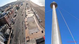 Brigthon I360 abseil 138 meters 450 feet [upl. by Volotta]