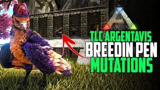 NEW TLC ARGENTAVIS BREEDING PEN  COLOR MUTATIONS Ark Survival Crystal Extinction E7 [upl. by Faruq953]