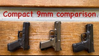 Canik TP9 vs Glock 19 vs Smith amp Wesson MampP 20 [upl. by Chick213]