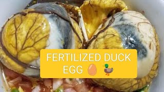 LETS CRACK AND PEEL FERTILIZED DUCK EGG 🥚EXOTIC BALUT CRACKING PEELING ASMR [upl. by Adnileb]