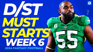 Defense DST Start Em  Sit Em  Fantasy Football Week 6 [upl. by Abigail]