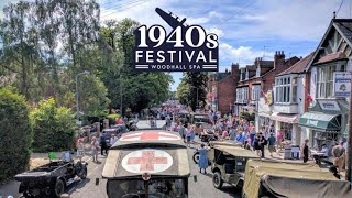 Woodhall Spa 1940’s Weekend WW2 reenactment [upl. by Atneuqal799]