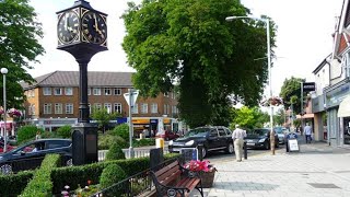 Drive Through Cobham Surrey England [upl. by Irrol453]