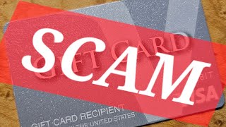 Gift Card Scam Alert [upl. by Gussi]