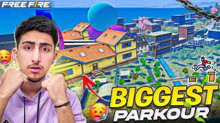 Biggest Parkour In Free Fire😍🤣Super Crazy Map As Gaming  Free Fire India [upl. by Anomahs35]