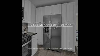 1500 Latrobe Park Terrace Baltimore MD [upl. by Matthus]