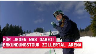 Skigebiet Zillertal Arena in 3 Minuten Gerlos Königsleiten amp Zell am Ziller [upl. by Rivkah]