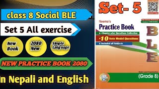 Class 8 Social Set 5  Neema TenSet Solution Solver Boy Nepal [upl. by Anairad]