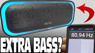 quotEXTRA BASSquot Bluetooth Speaker w LED Lights amp Dual Passive Radiators  20w DOSS SoundBox Pro Review [upl. by Conlon]