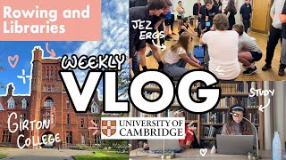 Cambridge Student Vlog 23  College libraries and Rowing [upl. by Alleusnoc594]