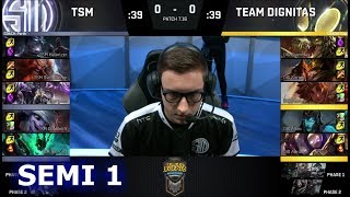 TSM vs Dignitas  Game 1 Semi Finals S7 NA LCS Summer 2017 PlayOffs  TSM vs DIG G1 SF [upl. by Catt605]