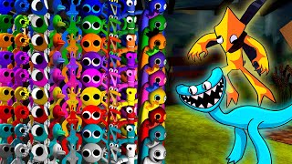 YELLOW amp CYAN together Vs All Rainbow Friends All Colors  Friday Night Funkin Mod Roblox [upl. by Terpstra275]