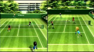 Wii Have Fun 37 Tennis Game 7 [upl. by Thorbert]