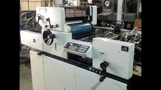 MULTILITH 1650 OFFFSET PRINTING PRESS OPERATION [upl. by Schonfield]