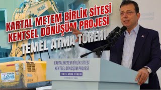 KARTAL’DA KENTSEL DÖNÜŞÜM TEMELİ [upl. by Cormack524]