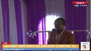 AGUC BOMET CHURCH SERVICE  60th Anniversary Celebrations Eve  071224 [upl. by Imogen]