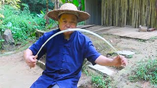 Chinese Master Carpenter Makes Traditional Saws Out Of BambooNo Electricitywoodworkinginstrument [upl. by Nessie]