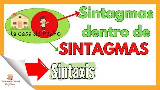 SINTAGMAS dentro de sintagmas ► Análisis SINTÁCTICO  sintaxis [upl. by Fielding155]