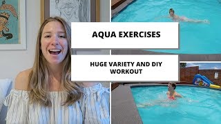 The Ultimate List Of Aqua Aerobic Exercises For Every Demographic DIY Water Workouts [upl. by Danby]