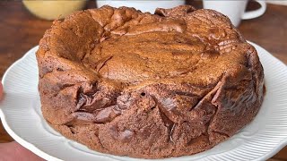 Gâteau Mousse au Chocolat  3 ingrédients  SANS FARINE NI SUCRE  Dessert Parfait [upl. by Koval642]