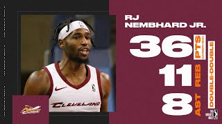 RJ Nembhard Jr 36 points Highlights vs Wisconsin Herd [upl. by Eudoxia]