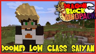 LOW CLASS SAIYAN NEVER STOOD A CHANCE Minecraft Dragon Block C Mod [upl. by Araet]