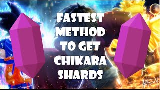 UPDATED FASTEST WAY TO GET CHIKARA SHARDS ON Anime Fighting Simulator  Roblox [upl. by Esirehc]