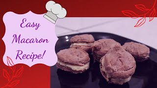 Easy Macaron Recipe with no fancy tools [upl. by Ykcul603]