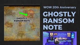 GHOSTLY RANSOM NOTE  Celebration Crate 11  WOW 20th Anniversary  Secret Rewards [upl. by Konstance675]