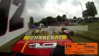 Onboard Kevin Peters  Heat 1  Buggy 1600  FIA European Autocross Championship Matschenberg 2015 [upl. by Adnaluoy]