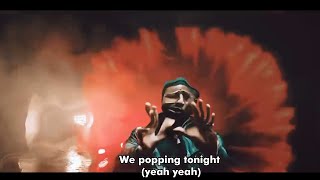 Falz ft Shaybo amp Phyno  Popping tonight Lyrics video [upl. by Manya616]