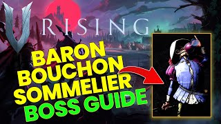 V RISING  SOLO Boss Guide Barron du Bouchon the Sommelier [upl. by Heisser]