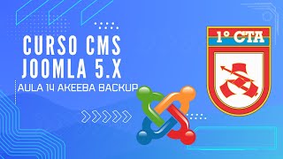 JOOMLA 5x【 AULA 14 】 AKEEBA BACKUP [upl. by Hctim]