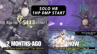 Bovinari Nightmare HB Solo  1 HP 0 MP Start Hardcore Challenge  2 Months Progress  Toram Online [upl. by Isteb402]