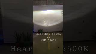 HID NHK Blue Edition 5500K VS HeartRay Gen 4 6500K in NHK G5 BRT Projectors [upl. by Alejandrina684]