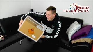 RÖDER FEUERWERK  KRISEN HILFSPAKET UNBOXING 🔥 [upl. by Bobbee]