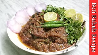 Boti K Kabab Recipe In Hindi  How To Make Lucknowi Boti Kabab  Mutton Boti Kabab By Lucknow Zaika [upl. by Anitsirt89]